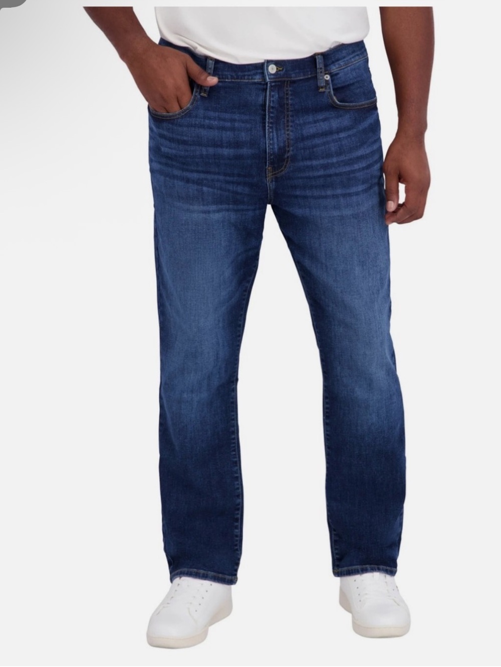 Lucky Brand Men's Straight Jeans in Dark Blue Wash